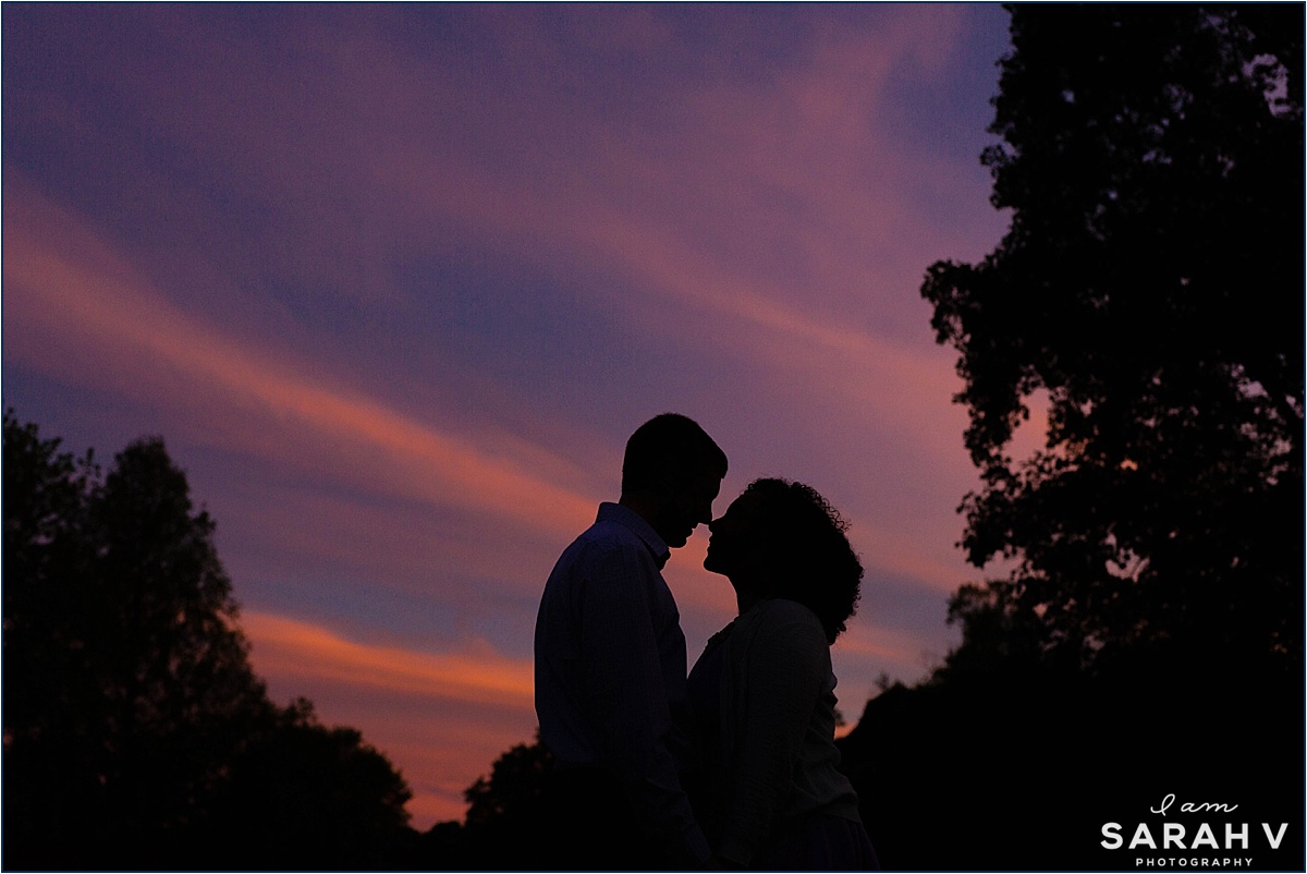 Arnold Arboretum Silhoutte Engagement Session / Maine Wedding Photographer I AM SARAH V Photography