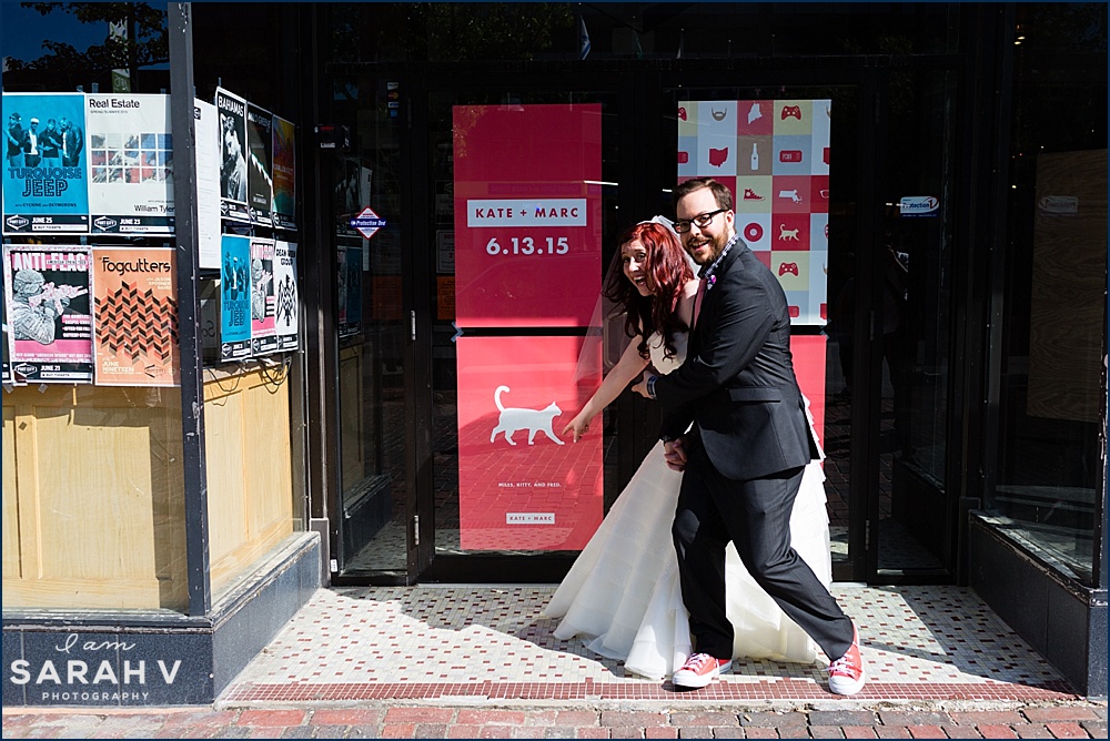 Portland Maine Wedding Photographer Port City Music Hall image  / I AM SARAH V Photography