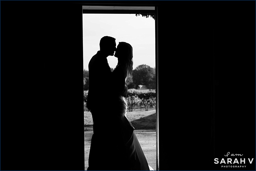 Flag Hill Winery Silhouette Lee, New Hampshire Wedding Photography / I AM SARAH V Photography