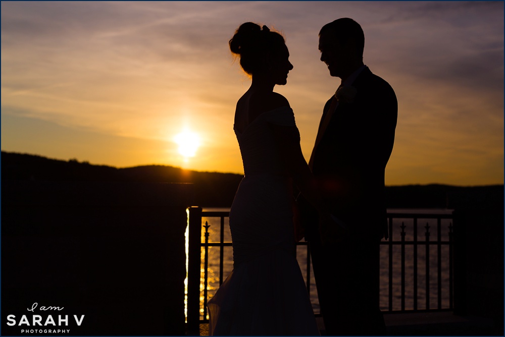 Bar Harbor Club Maine Wedding Photographer Mount Desert Island Image / I AM SARAH V Photography Silhouette