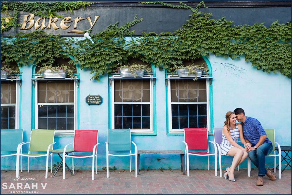 Portsmouth New Hampshire Engagement Session Prescott Park Image / I AM SARAH V Photography