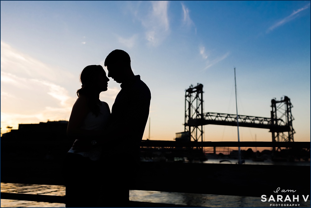Portsmouth New Hampshire Engagement Session Prescott Park Image / I AM SARAH V Photography