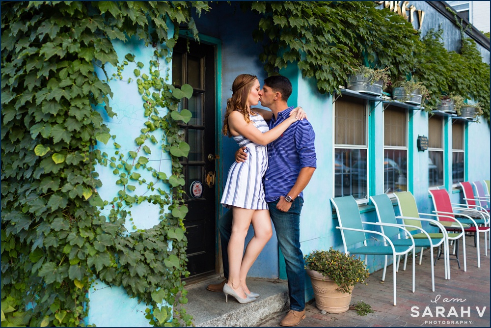 Portsmouth New Hampshire Engagement Session Prescott Park Image / I AM SARAH V Photography