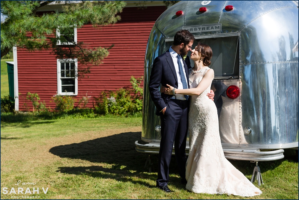 Kettle Cove Maine Wedding Photographer Farm Image / I AM SARAH V Photography Airstream