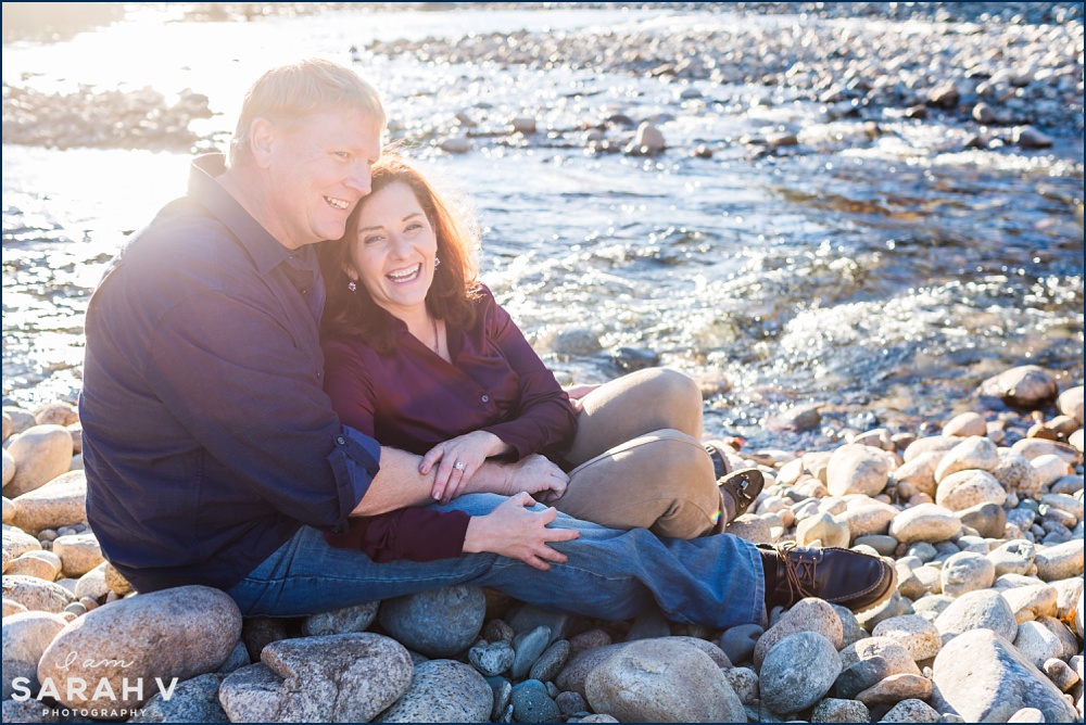 North Conway Engagement Session Photographer Mountains Fall New Hampshire Image / I AM SARAH V Photography