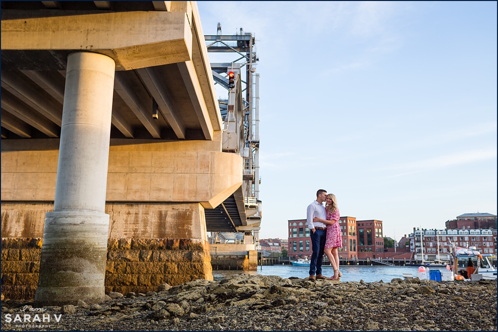 Portsmouth New Hampshire Engagement Session Maine Wedding Photographer Photo / I AM SARAH V Photography