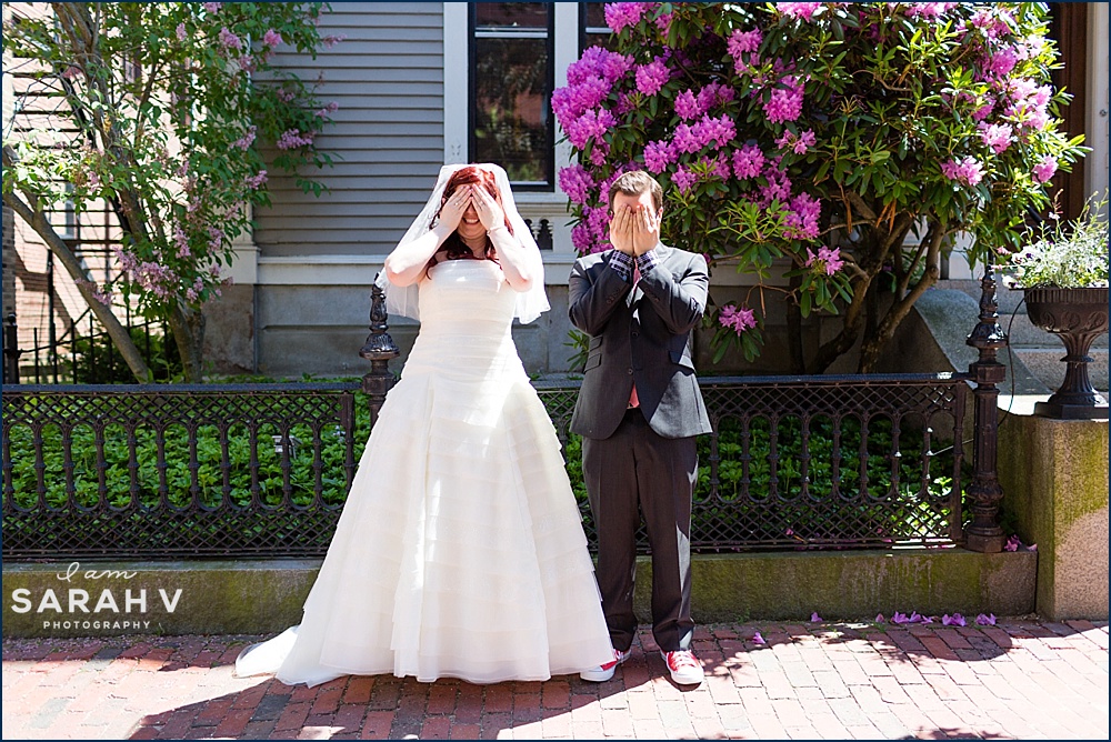 Southern Maine Portland First Look Wedding Photographer / I AM SARAH V Photography