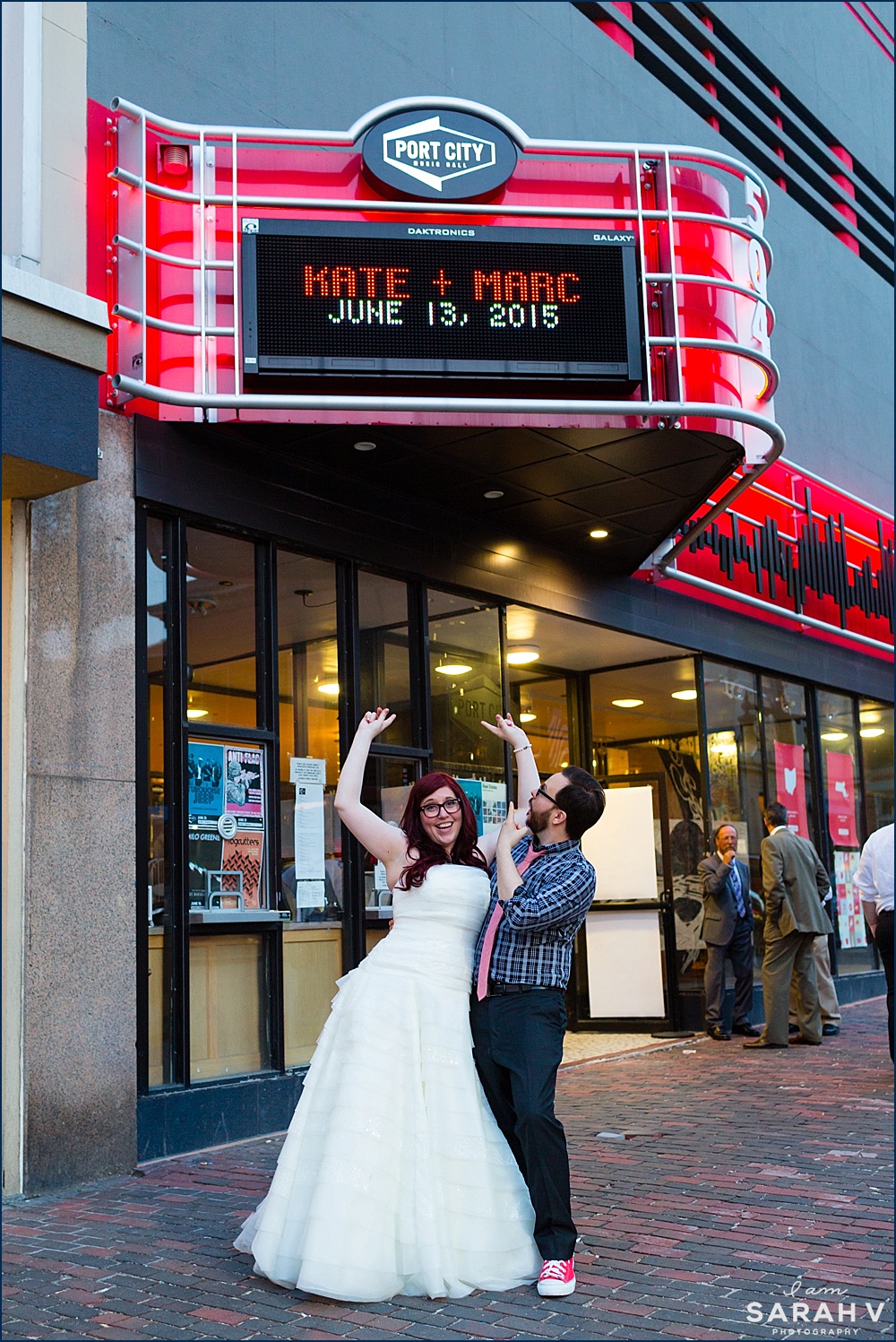 Portland Maine Wedding Photographer Port City Music Hall image  / I AM SARAH V Photography