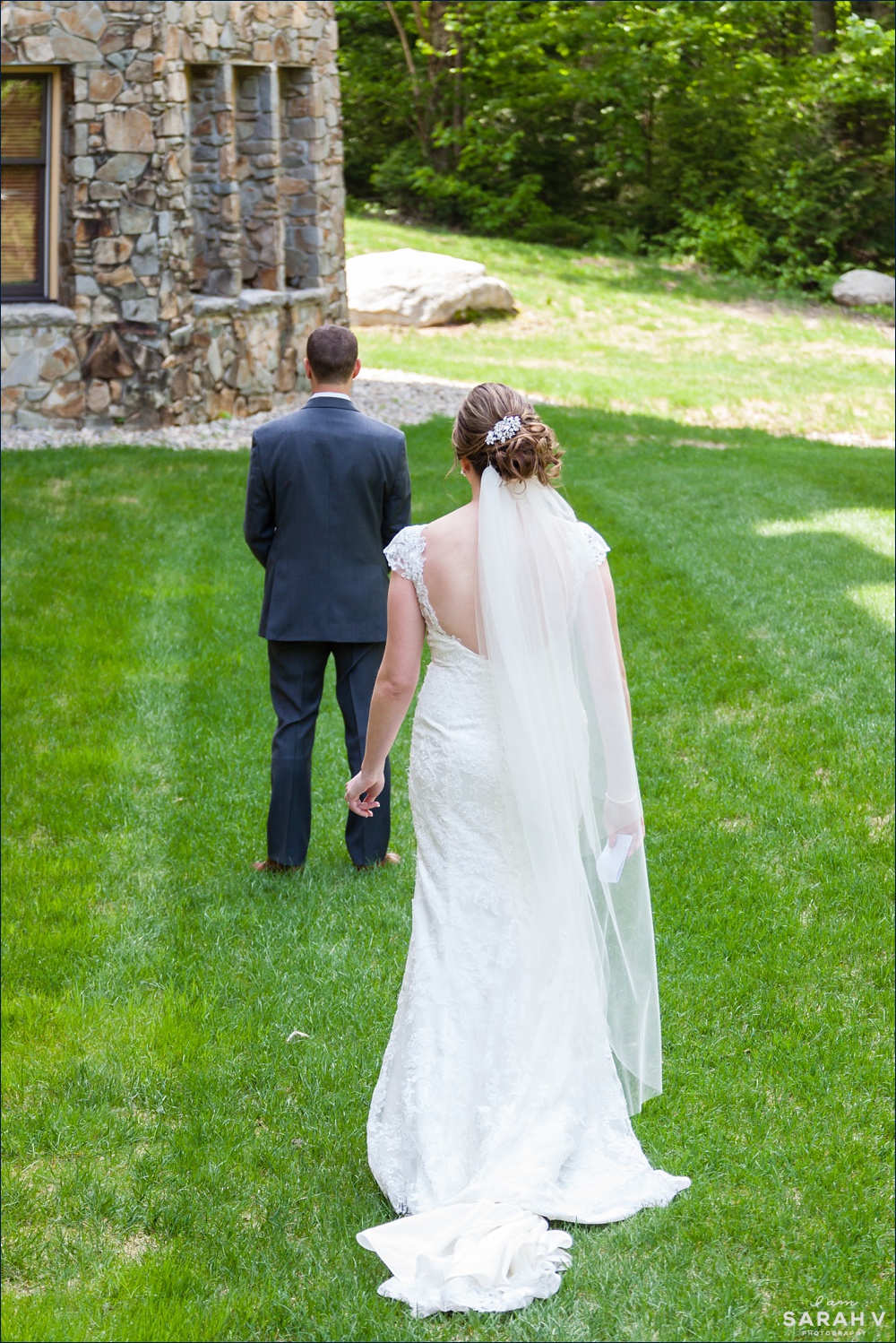 Waterville Valley Resort New Hampshire Wedding Mountain Outdoors Lake Photo First Look / I AM SARAH V Photography