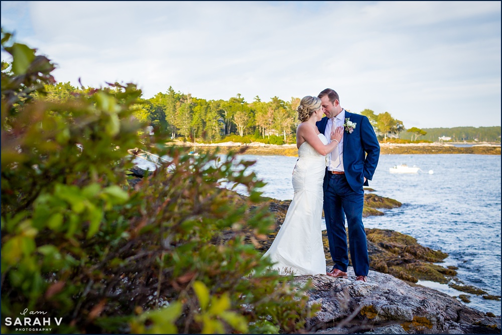 Linekin Bay Resort Wedding Photographer Boothbay Harbor Camp Wedding Ocean Photo / I AM SARAH V Photography