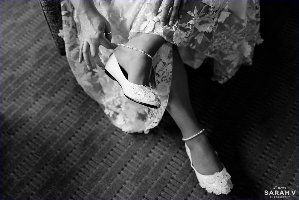 NH Elopement Photographer Wedding Elope New Hampshire Getting Ready Bride Shoes Hotel Portsmouth Photo // I AM SARAH V Photography