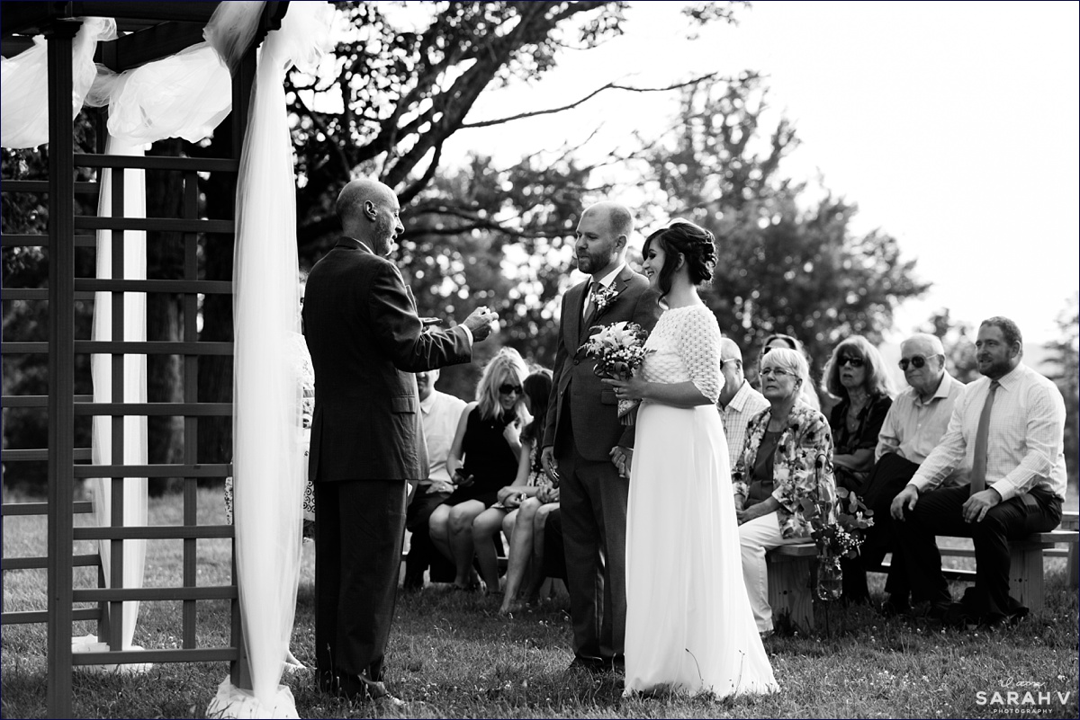 New Hampshire Wedding Photographers Cleveland Ohio Stone Ledge Farms NH Photo Ceremony Outdoors / I AM SARAH V Photography