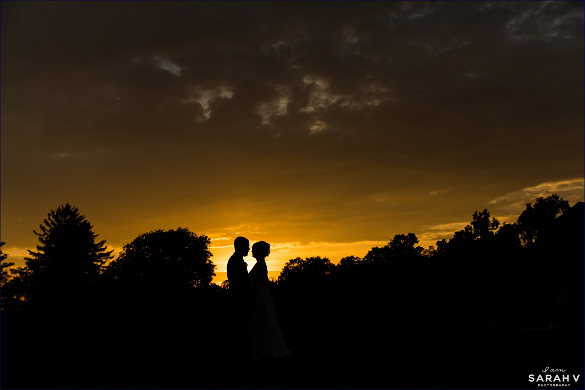 New Hampshire Wedding Photographers Cleveland Ohio Stone Ledge Farms NH Photo Sunset Silhouette / I AM SARAH V Photography