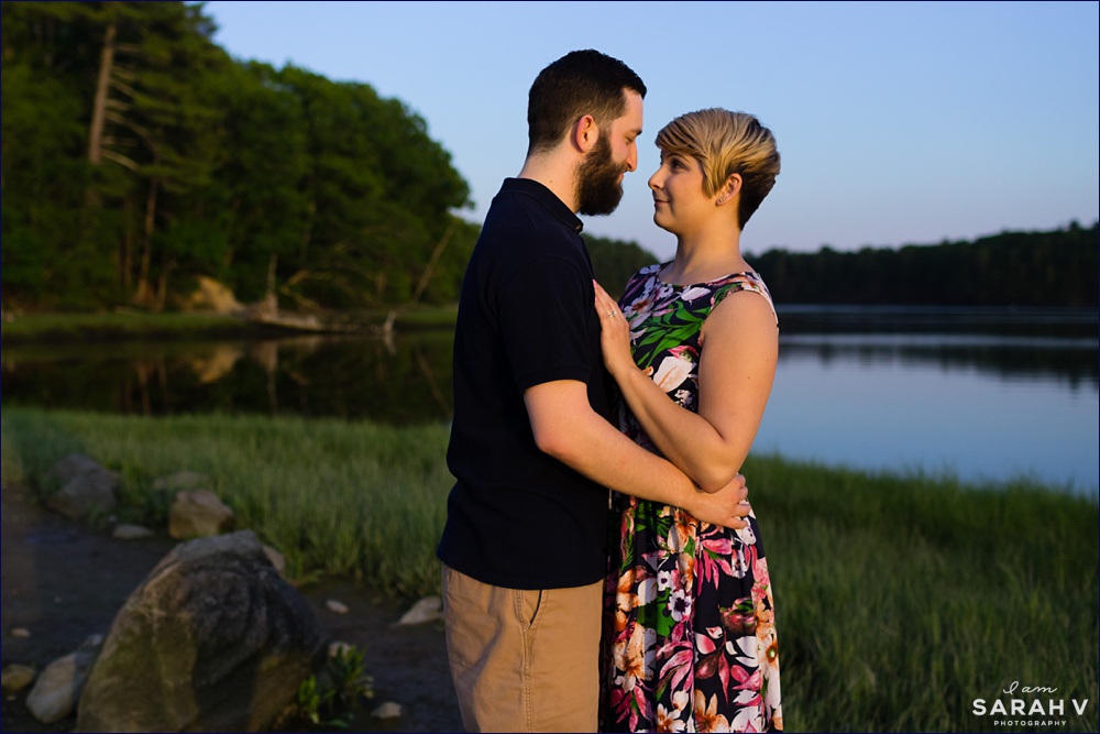 New Hampshire Wedding Photographers Wagon Hill Farm Durham NH Dover Outdoor Engagement Session NH by the water
