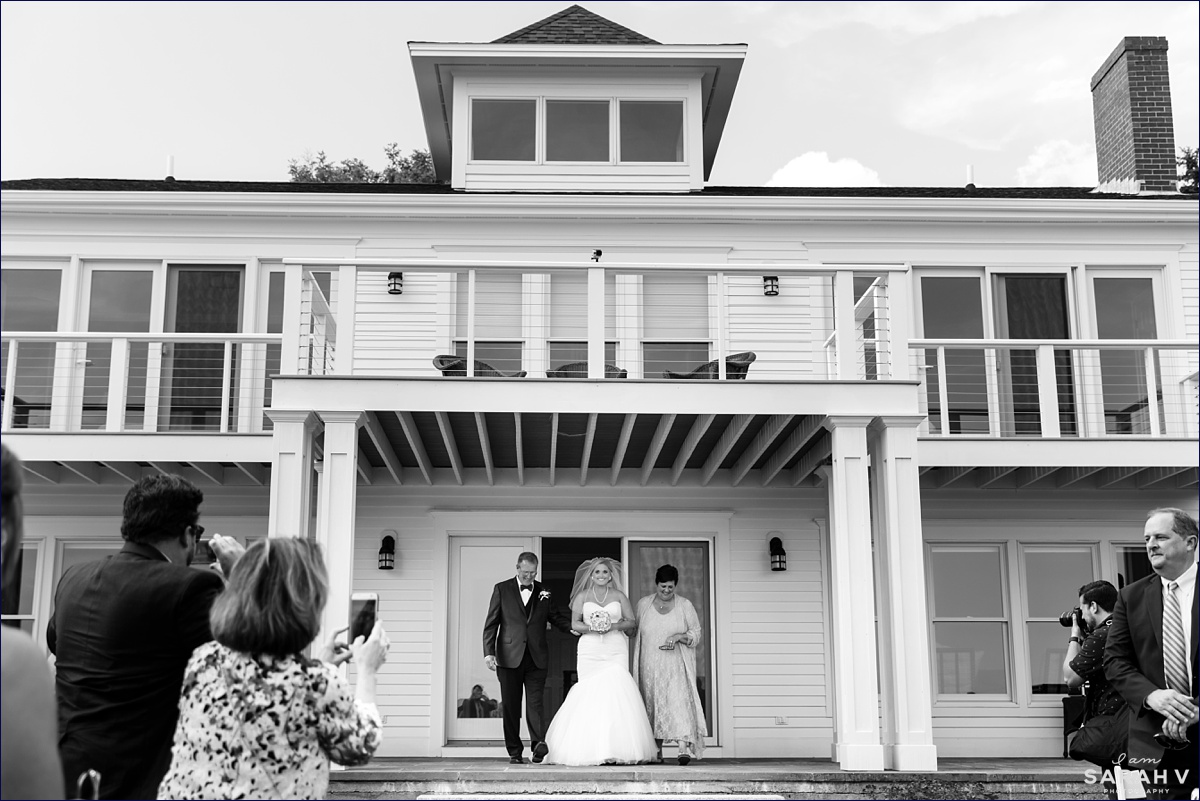 Harpswell Maine Wedding Photographers Midcoast Coastal Outdoor Ocean Ceremony Photo / I AM SARAH V Photography