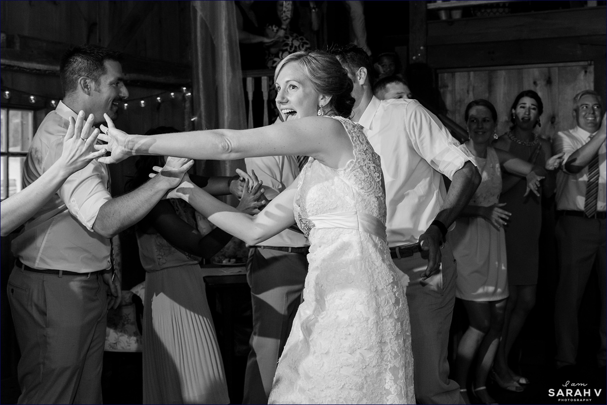 The Preserve New Hampshire Wedding Photographer NH Mt. Chocorua in Tamworth Lake Woods Greenery Reception and dancing