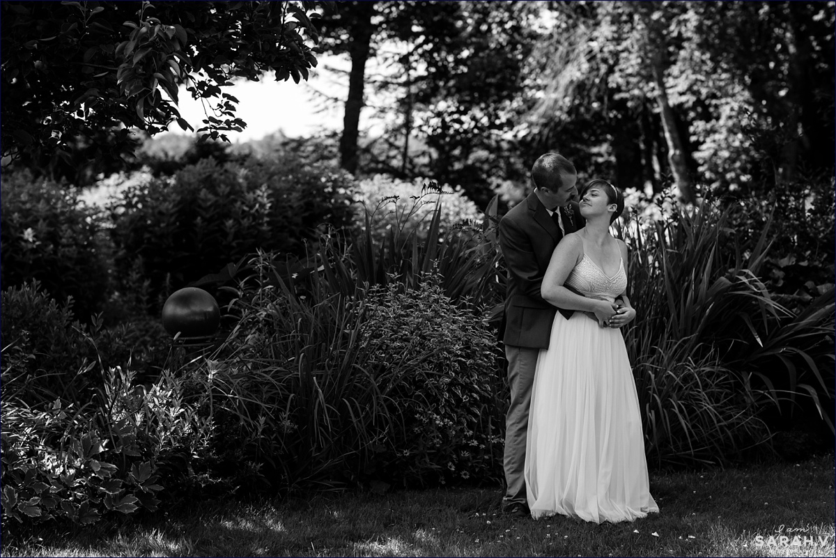 Bedrock Gardens New Hampshire Elopement Photographer Lee NH Bride Groom portraits outdoor elope photo