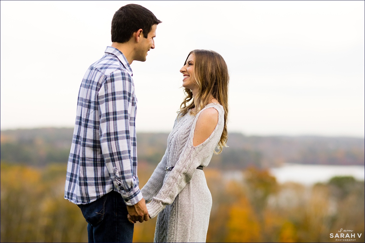 New Hampshire Wedding Photographers NH North Andover Engagement Session White Mountains Fall Outdoor Photo