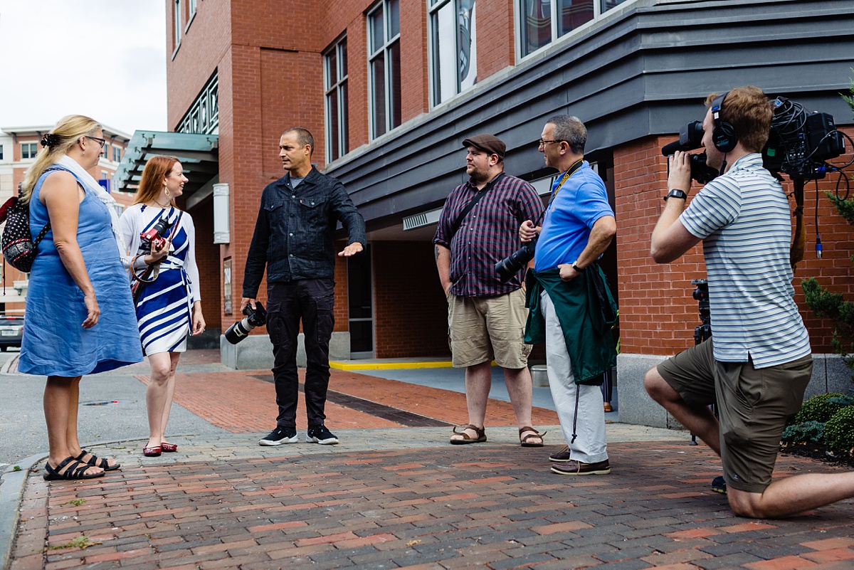 Nigel Barker walks around Portland Maine and talks photography with finalists in an AC Hotel contest