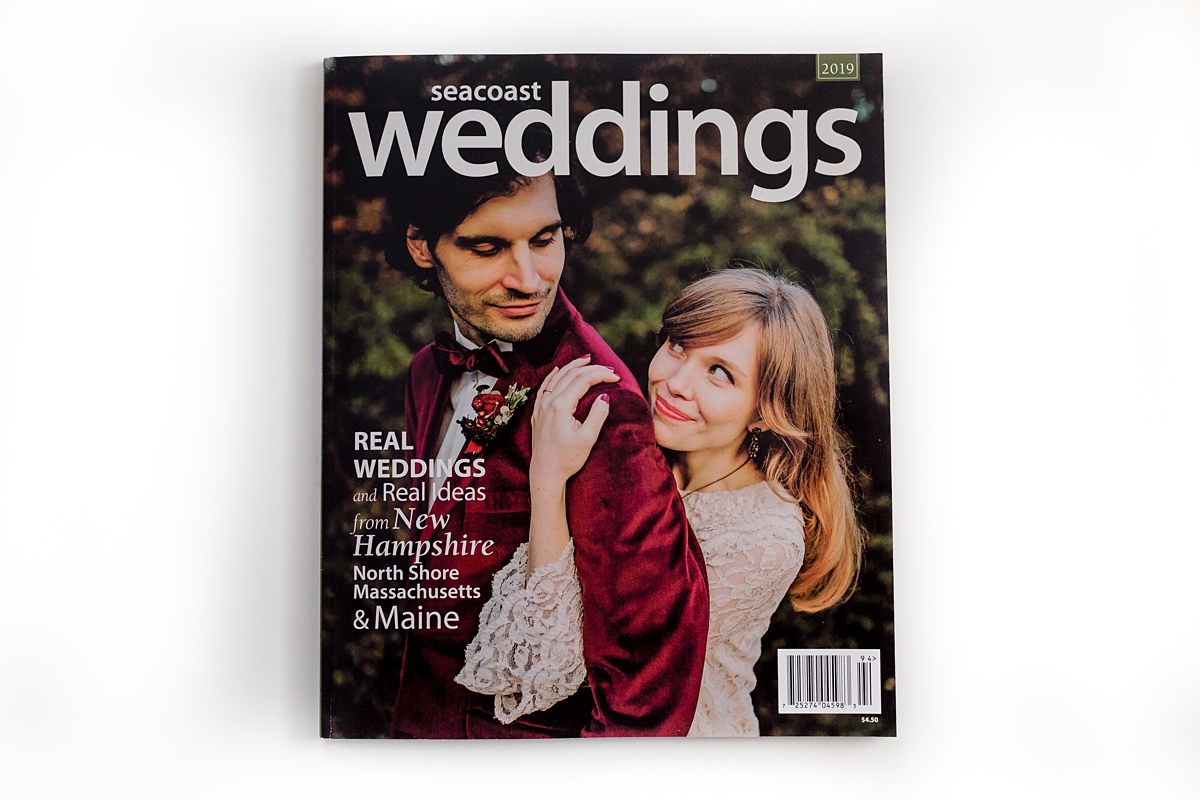 Seacoast Weddings Magazine Maine Wedding Photographer published in the 2019 issue