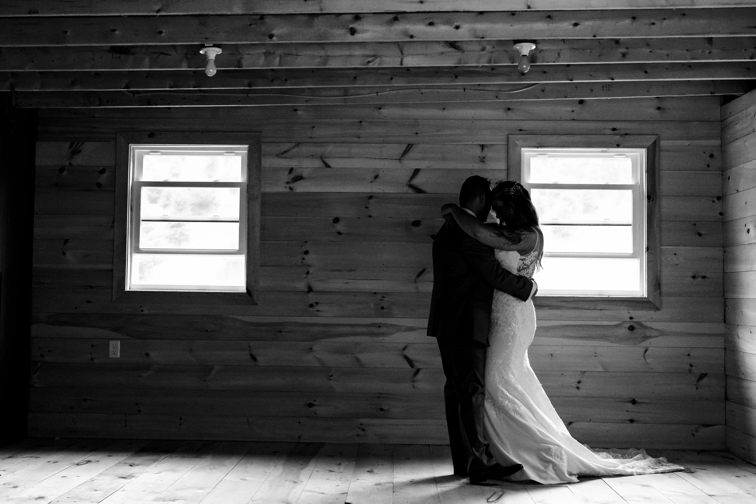 A first dance in the cabin