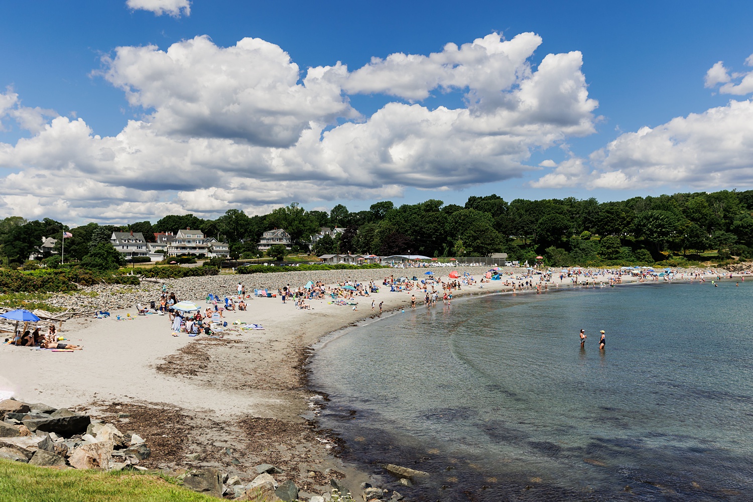 The beach at Stageneck Inn Maine