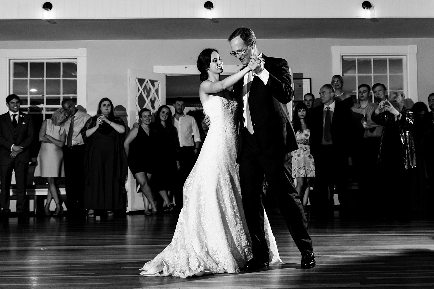 Dance with her father on the wedding day