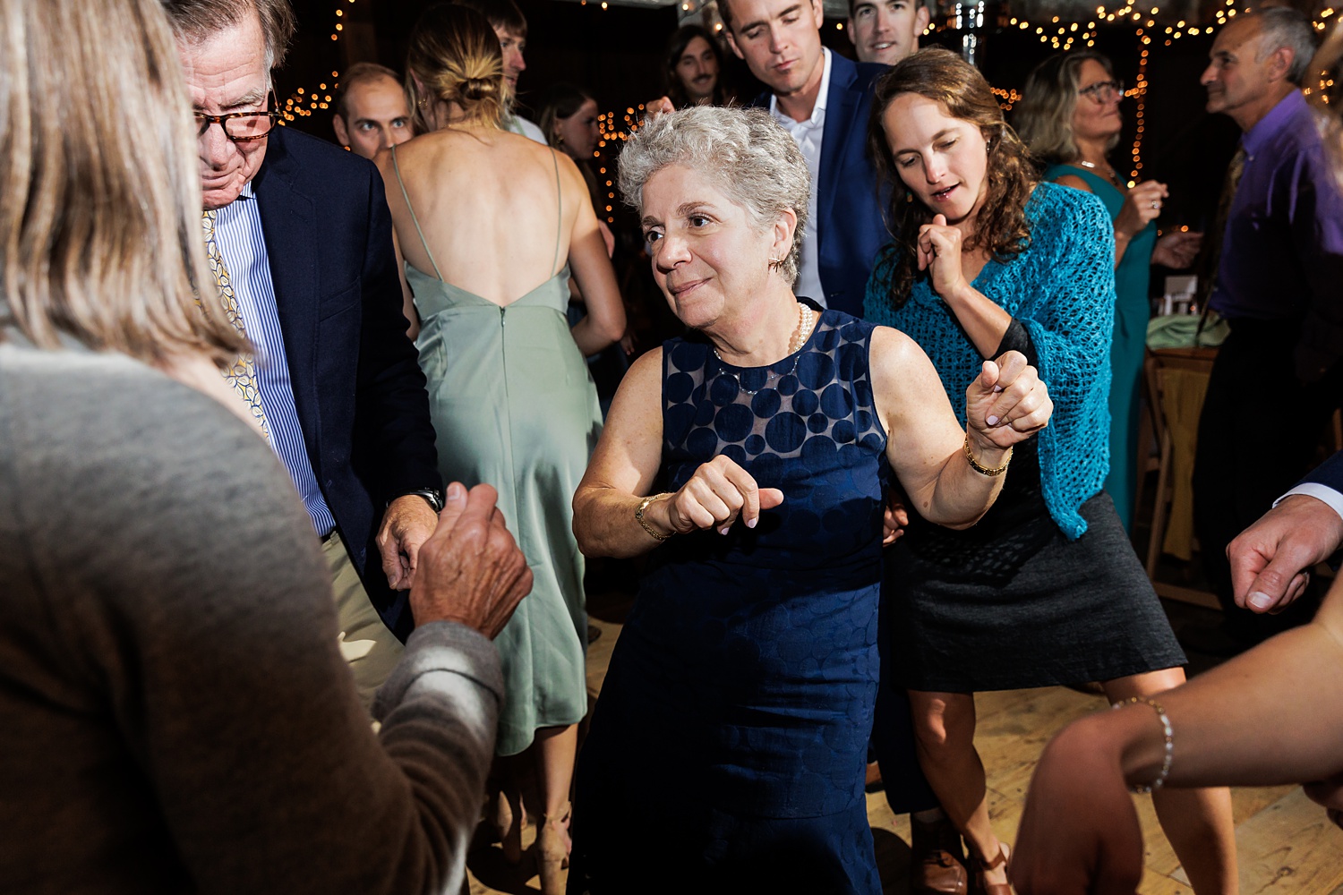 Dancing at the wedding reception