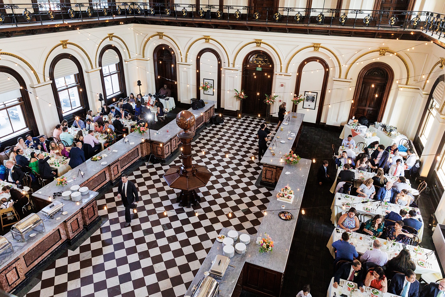 The US Customs House in Portland Maine is the site for the wedding reception